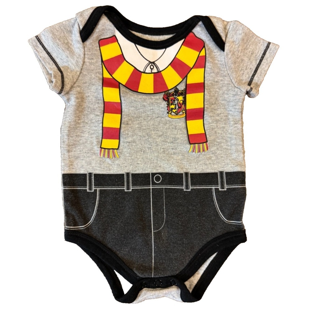 Harry‎ Potter Baby Boy Bodysuit 0/3 Months Outfit Wizarding World Gryffindor